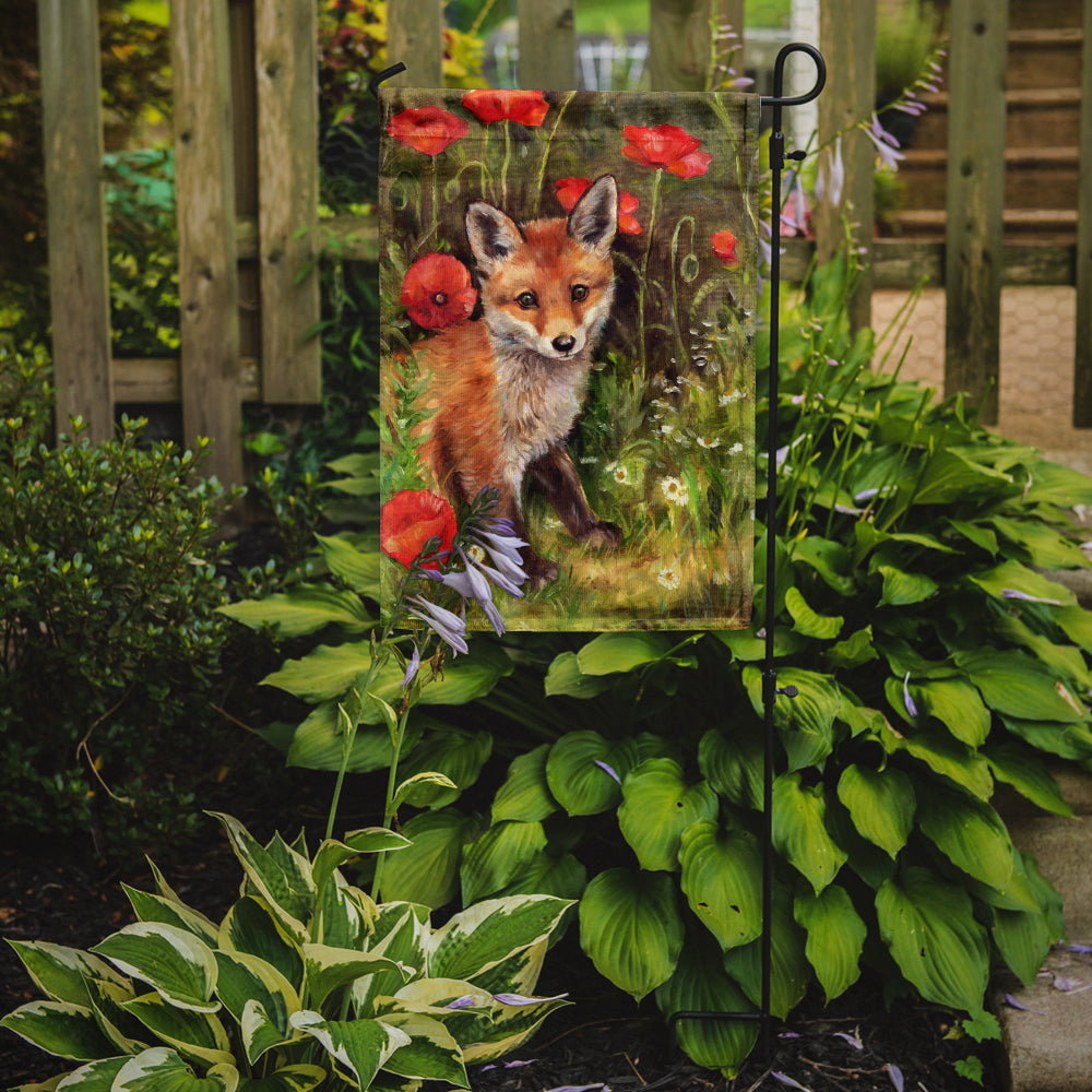 Fox Cub by Debbie Cook Flag Garden Size CDCO0226GF.