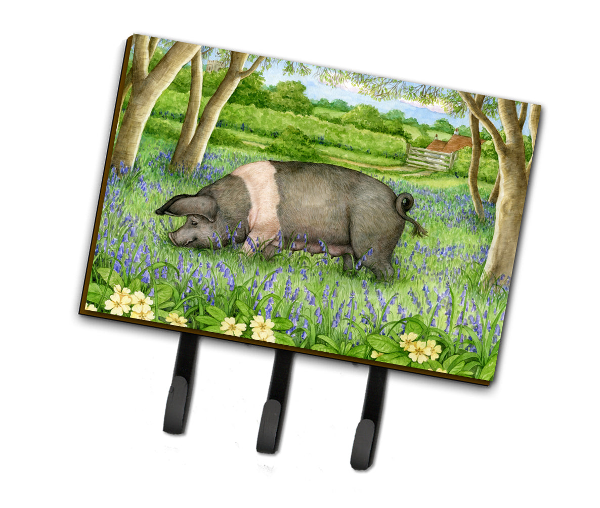 Pig In Bluebells by Debbie Cook Leash or Key Holder CDCO0377TH68