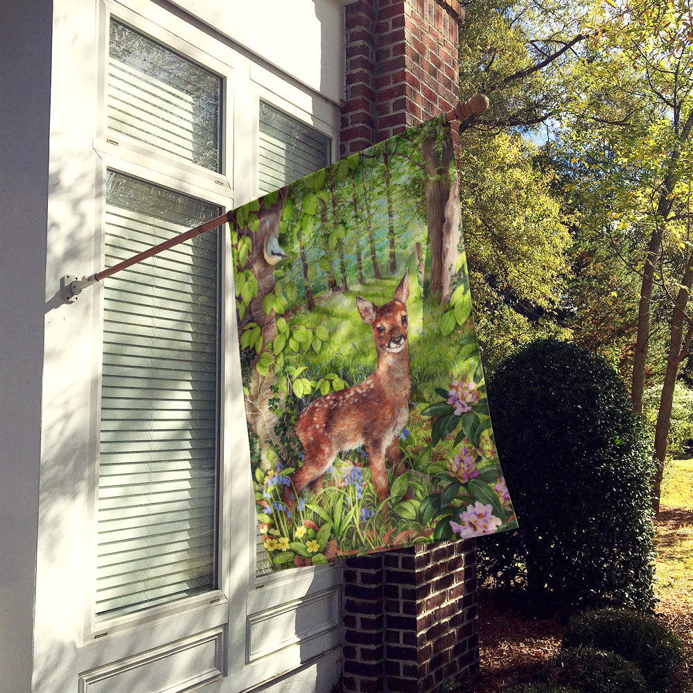 European Roe Deer Fawn Flag Canvas House Size CDCO0504CHF