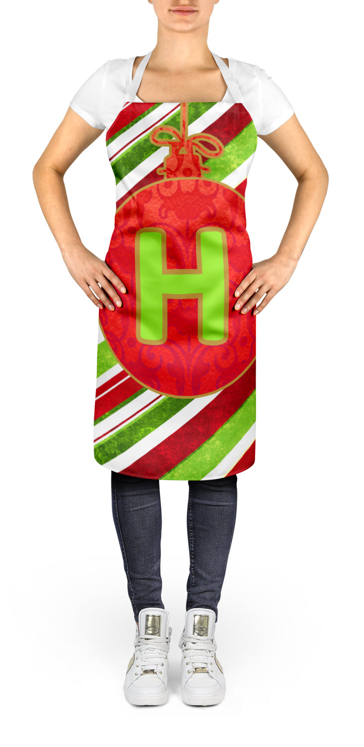 Christmas Oranment Holiday Initial Letter H Apron CJ1039-HAPRON - the-store.com