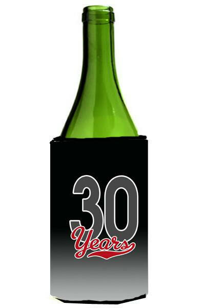 30 Years Wine Bottle Beverage Insulator Hugger CJ1085LITERK by Caroline's Treasures