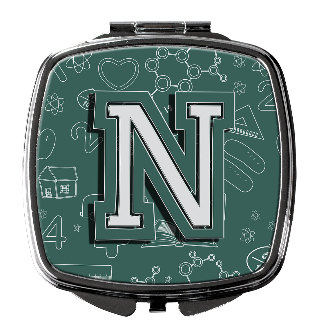 Letter N Back to School Initial Compact Mirror CJ2010-NSCM