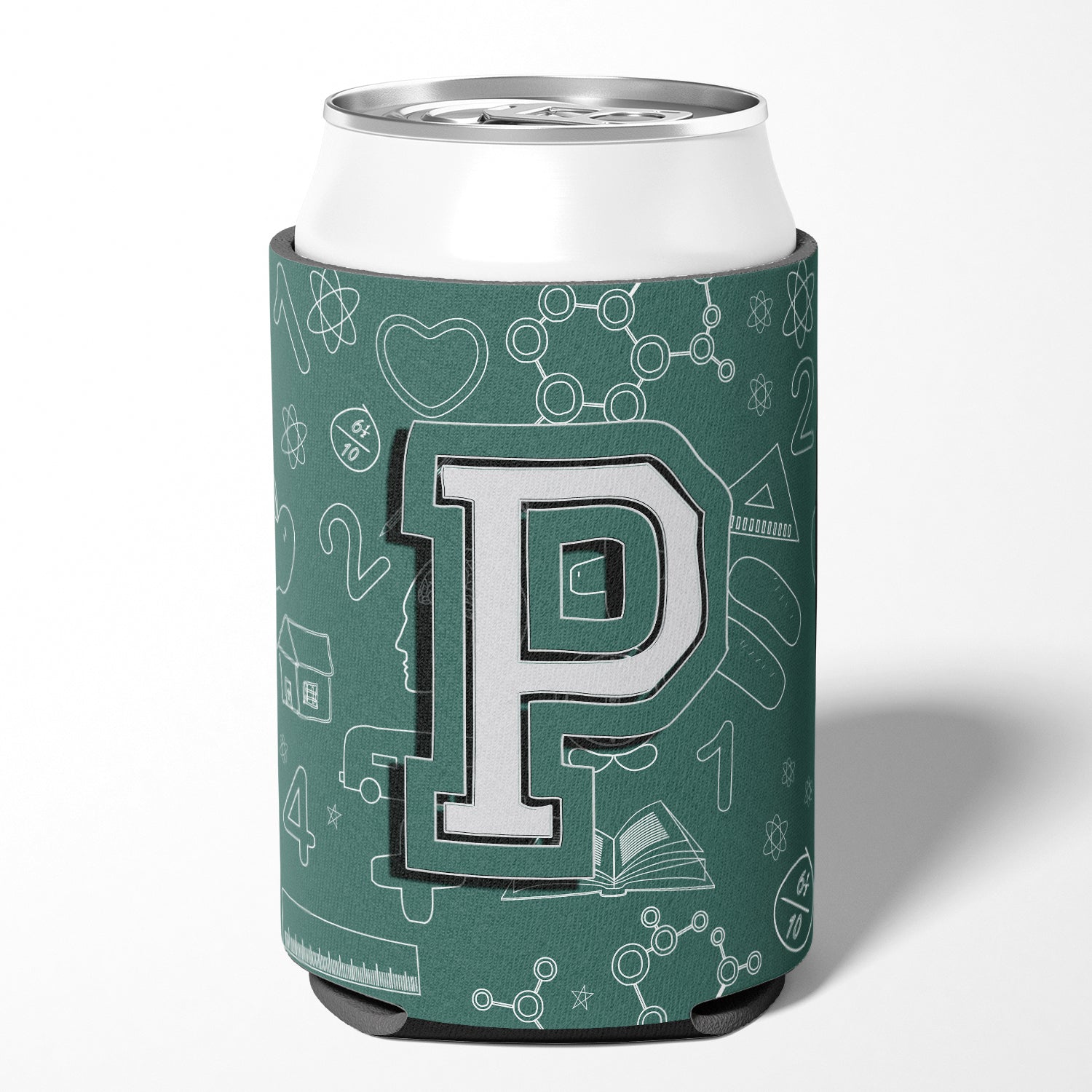 Letter P Back to School Initial Can or Bottle Hugger CJ2010-PCC.