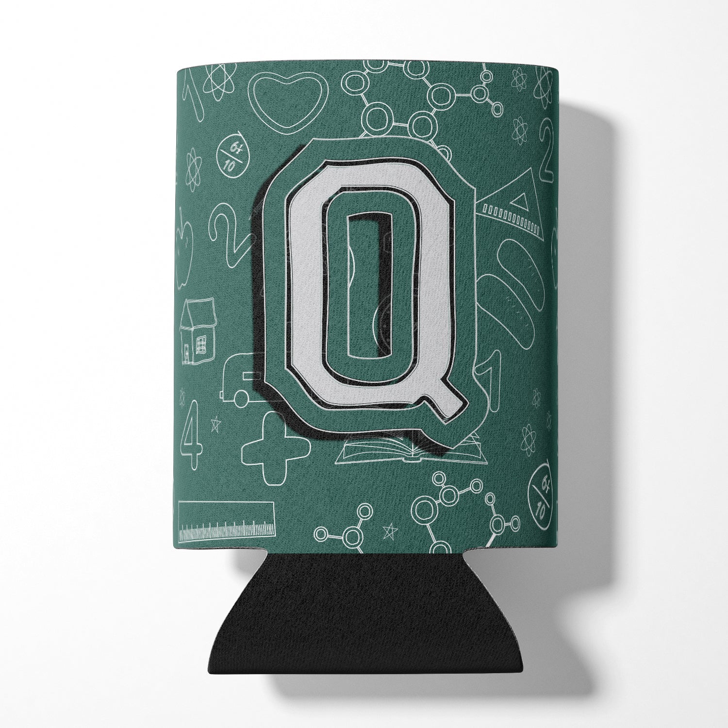 Letter Q Back to School Initial Can or Bottle Hugger CJ2010-QCC.