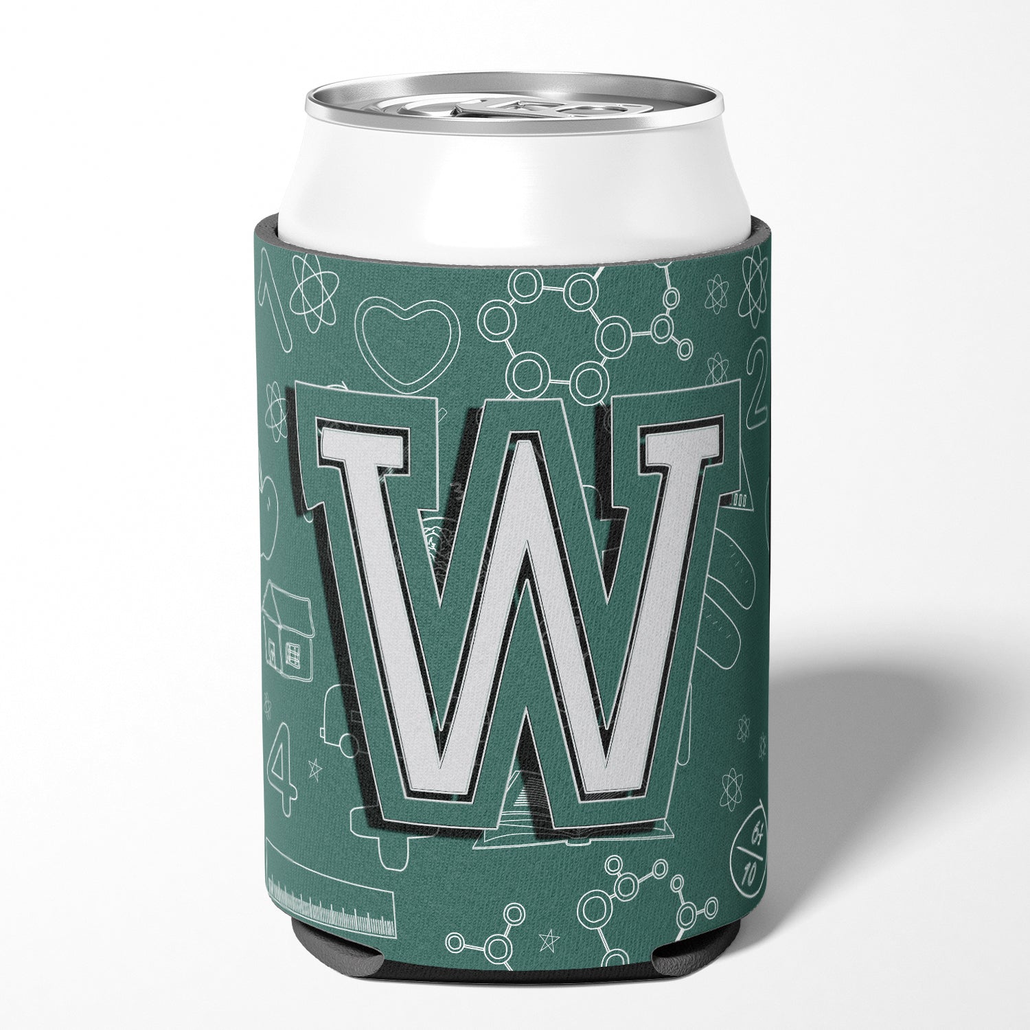 Letter W Back to School Initial Can or Bottle Hugger CJ2010-WCC.
