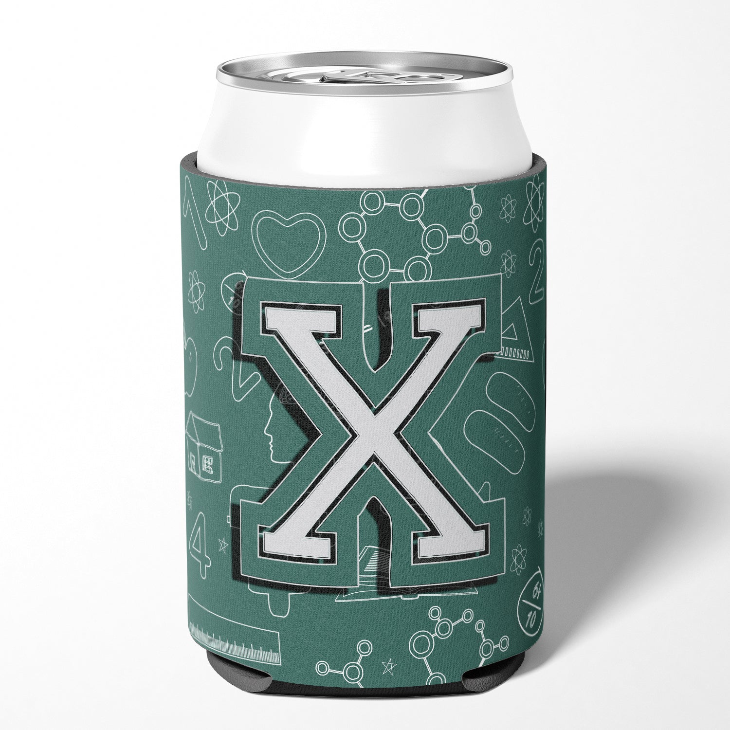 Letter X Back to School Initial Can or Bottle Hugger CJ2010-XCC.