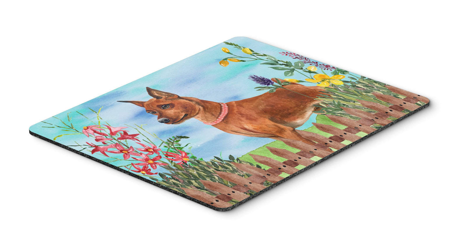 Miniature Pinscher Spring Mouse Pad, Hot Pad or Trivet CK1218MP by Caroline's Treasures