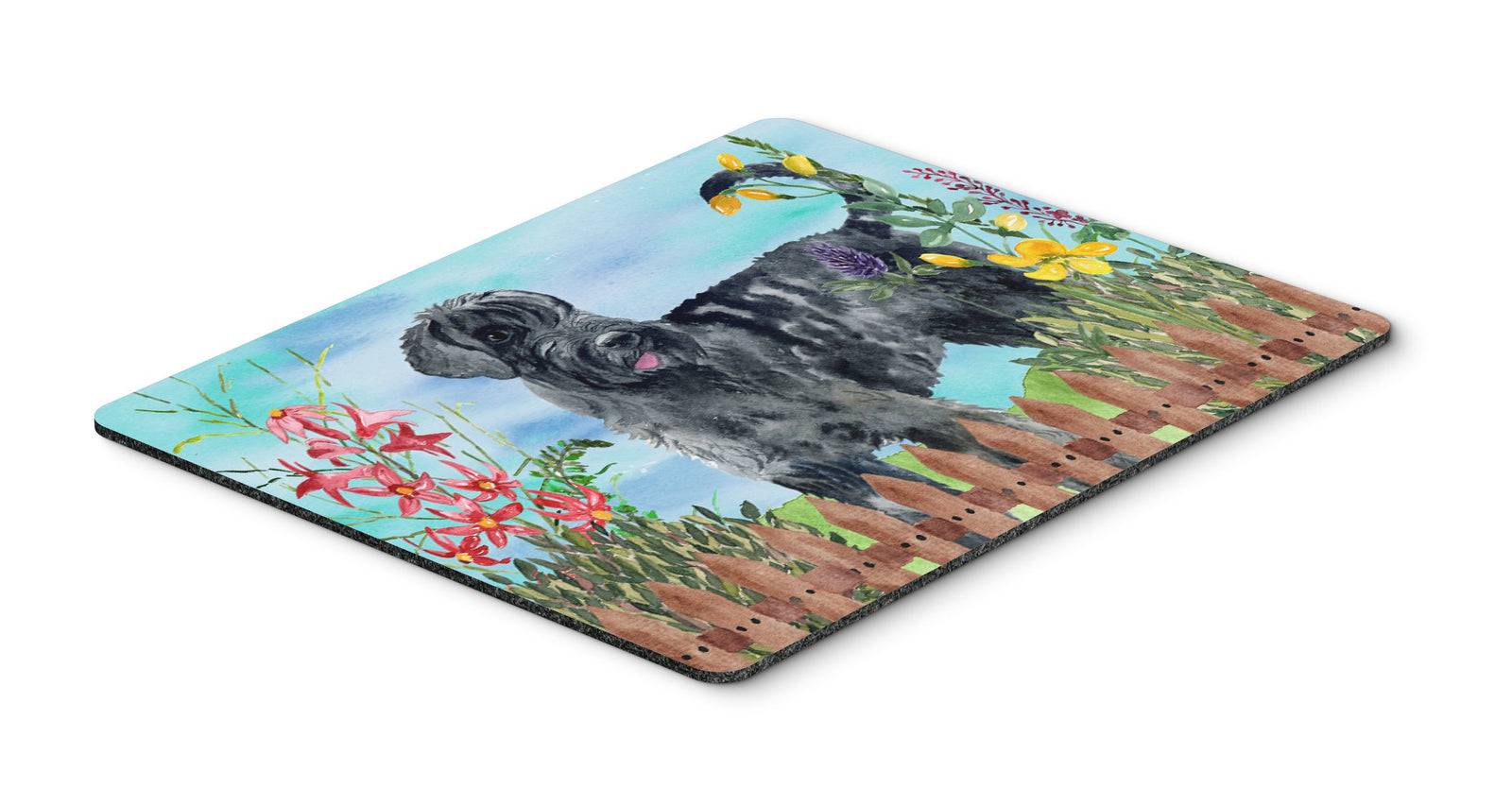 Giant Schnauzer Spring Mouse Pad, Hot Pad or Trivet CK1222MP by Caroline's Treasures