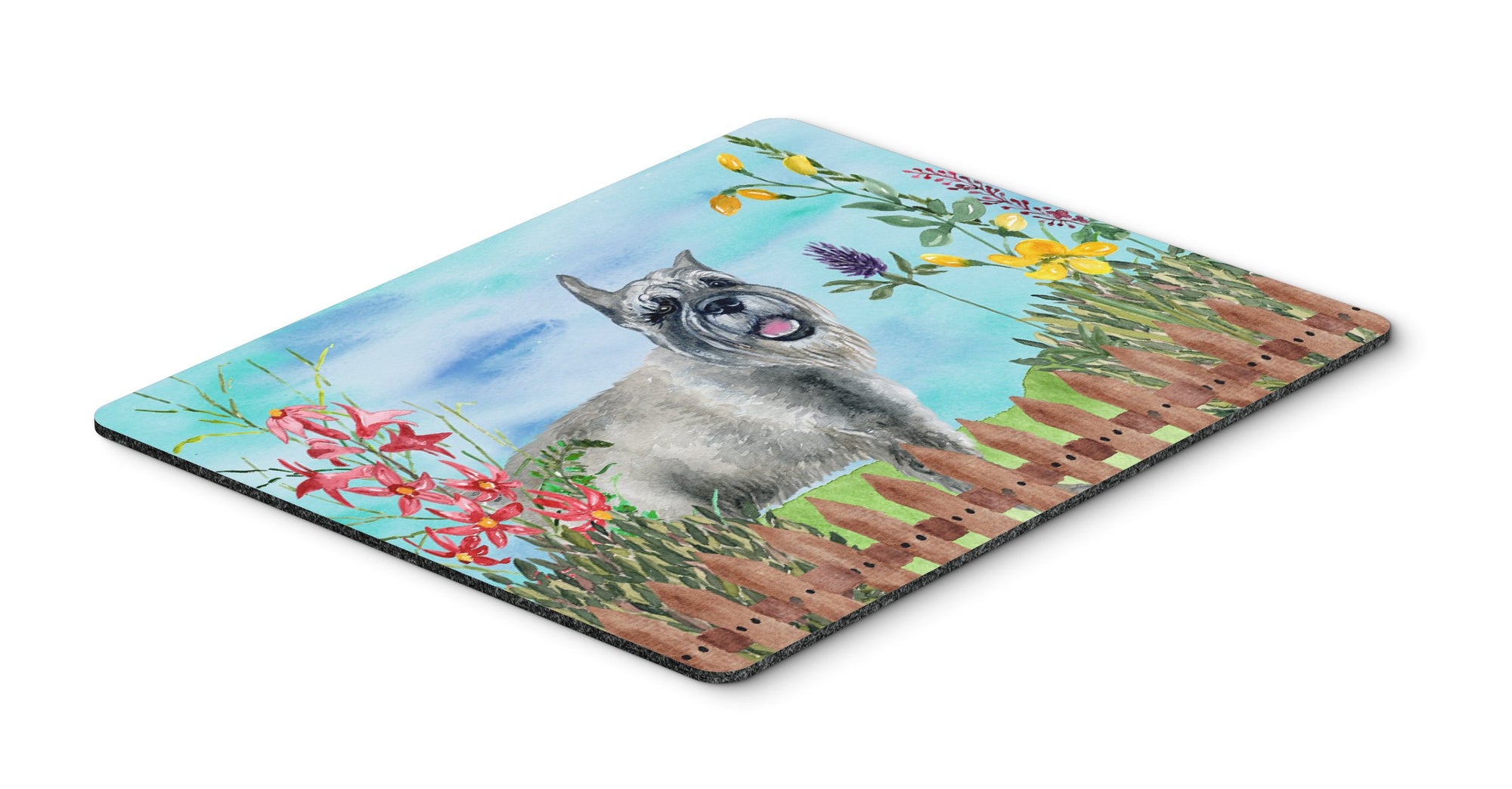 Schnauzer Spring Mouse Pad, Hot Pad or Trivet CK1224MP by Caroline's Treasures