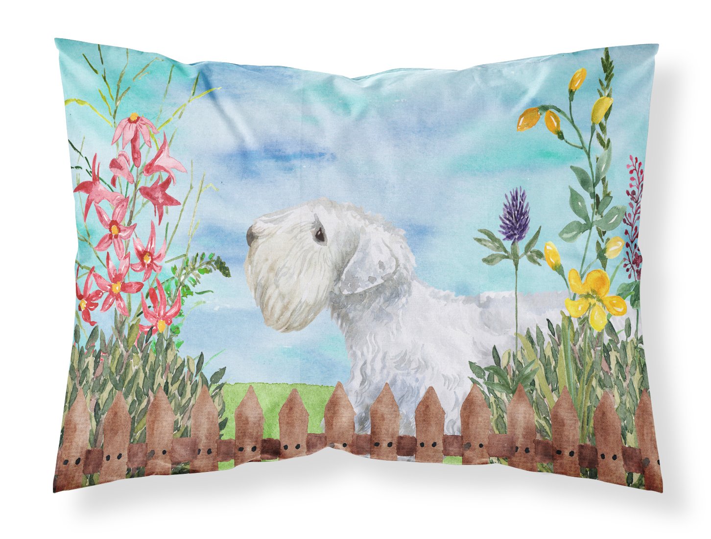 Sealyham Terrier Spring Fabric Standard Pillowcase CK1246PILLOWCASE by Caroline's Treasures