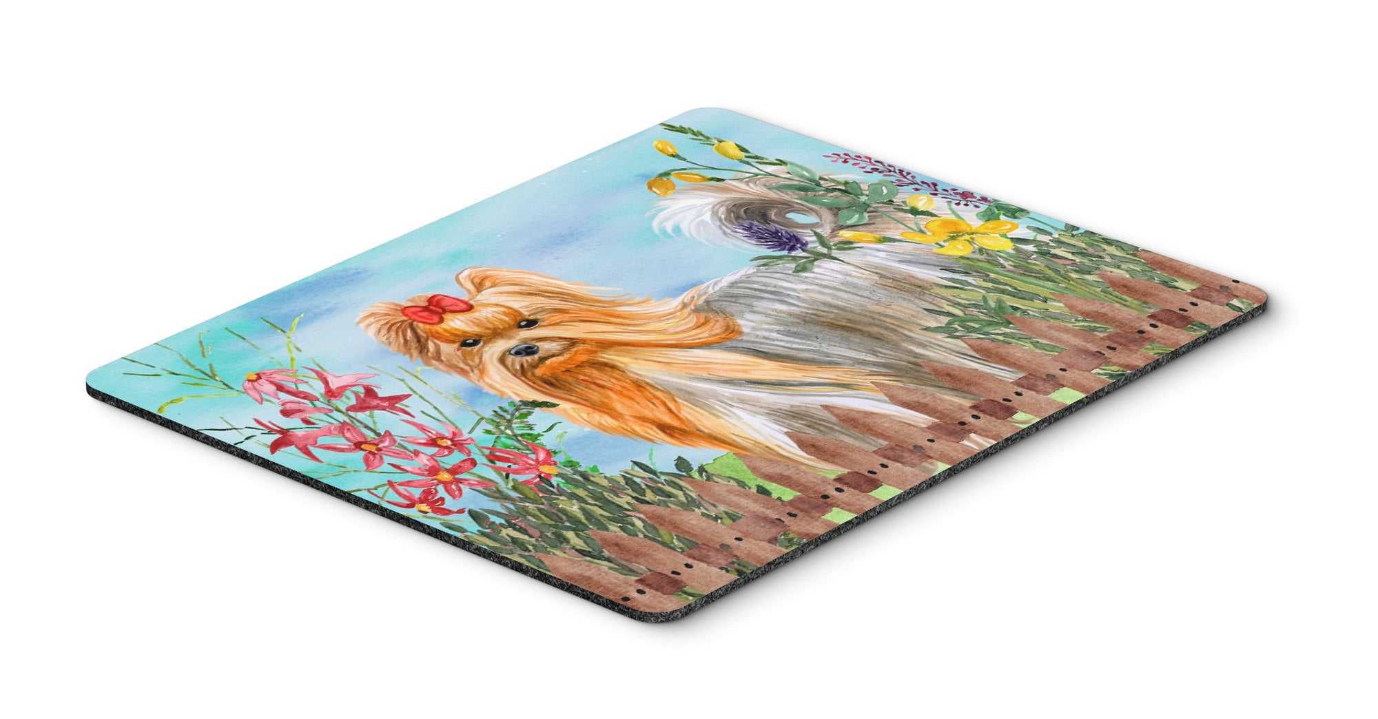 Yorkshire Terrier Spring Mouse Pad, Hot Pad or Trivet CK1247MP by Caroline's Treasures
