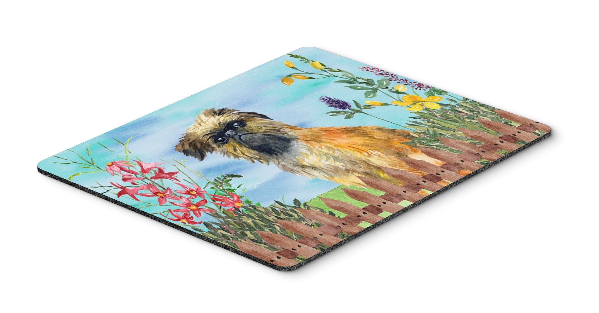 Brussels Griffon Spring Mouse Pad, Hot Pad or Trivet CK1249MP by Caroline's Treasures