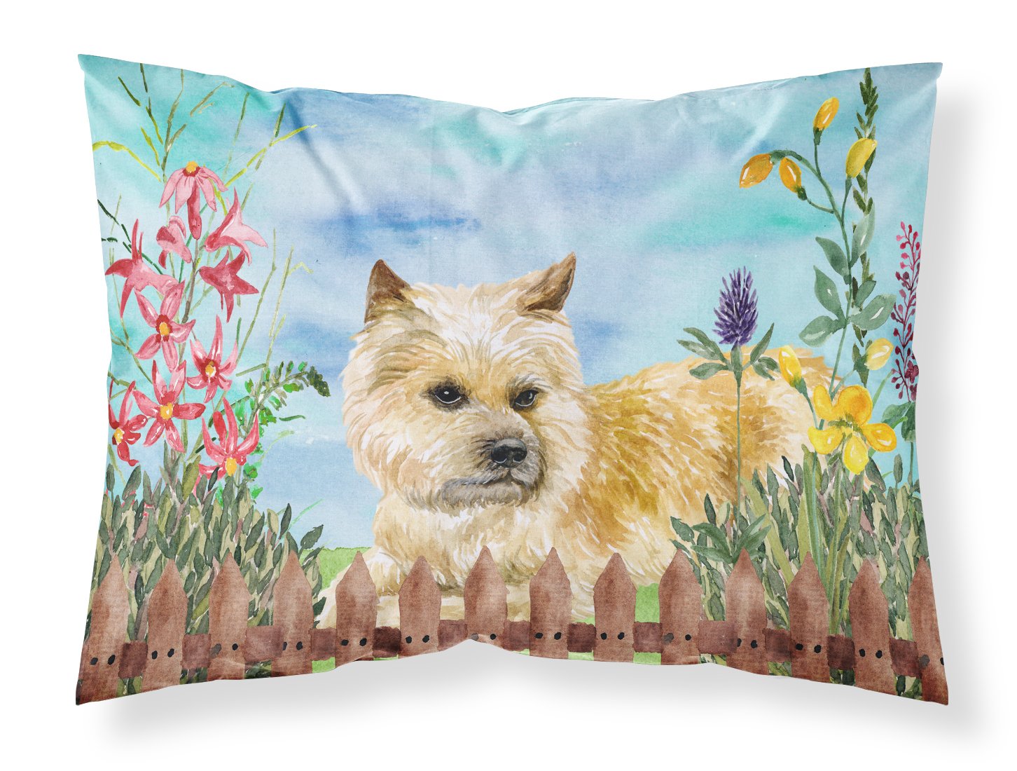 Cairn Terrier Spring Fabric Standard Pillowcase CK1252PILLOWCASE by Caroline's Treasures