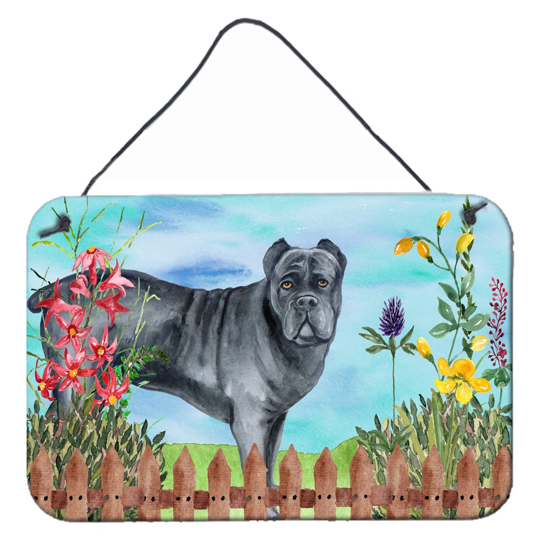 Cane Corso Spring Wall or Door Hanging Prints CK1256DS812 by Caroline's Treasures