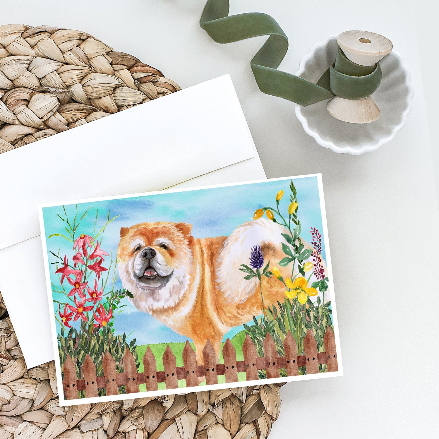 Buy this Cane Corso Spring Greeting Cards and Envelopes Pack of 8