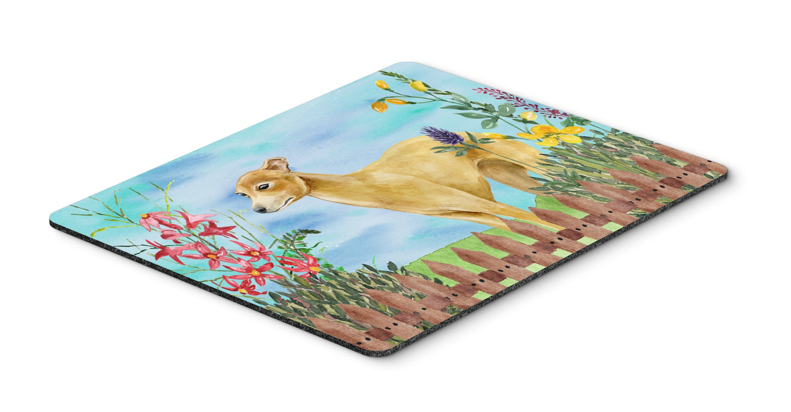 Italian Greyhound Spring Mouse Pad, Hot Pad or Trivet CK1260MP by Caroline's Treasures