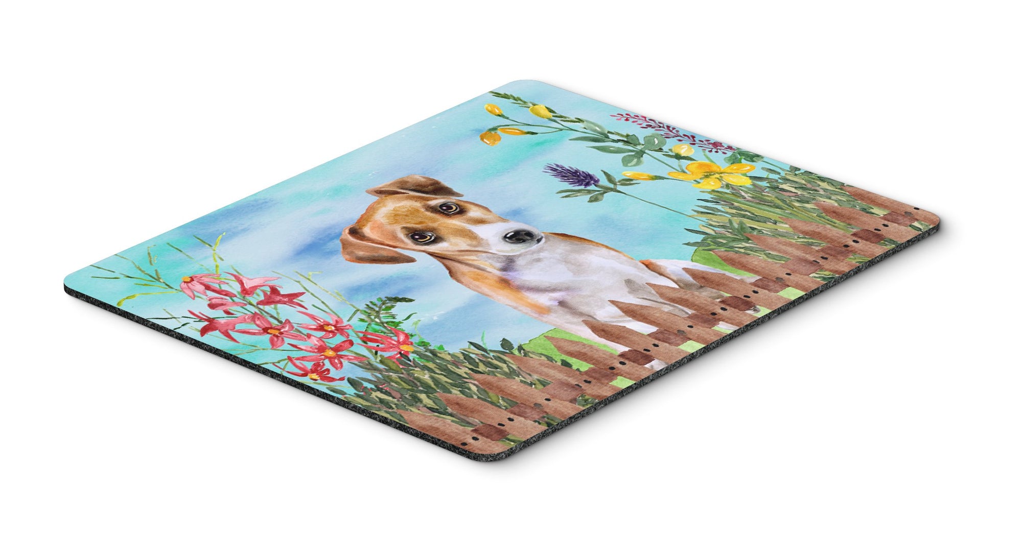 Jack Russell Terrier #2 Spring Mouse Pad, Hot Pad or Trivet CK1275MP by Caroline's Treasures