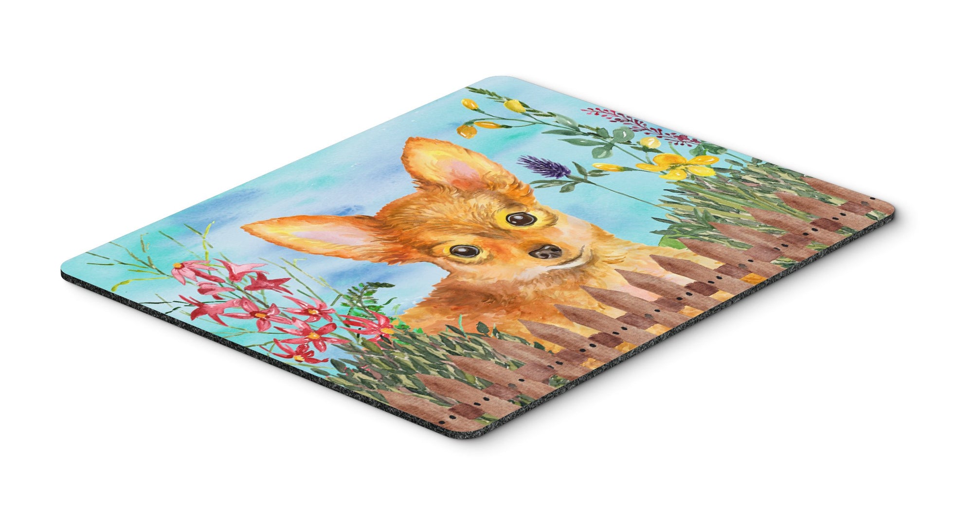 Toy Terrier Spring Mouse Pad, Hot Pad or Trivet CK1284MP by Caroline's Treasures