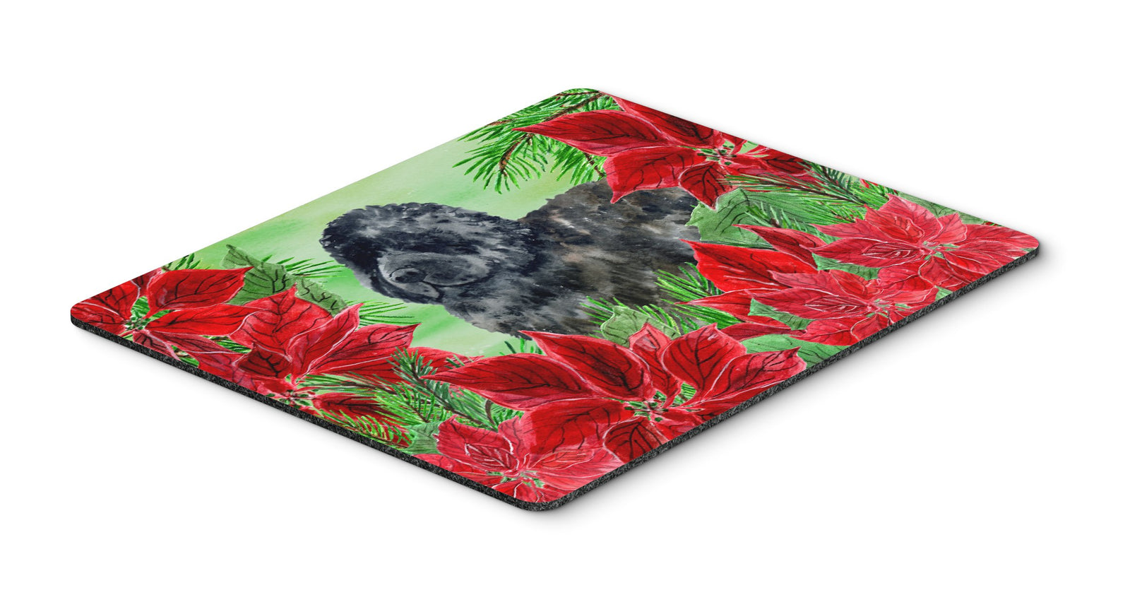 Newfoundland Poinsettas Mouse Pad, Hot Pad or Trivet CK1319MP by Caroline's Treasures