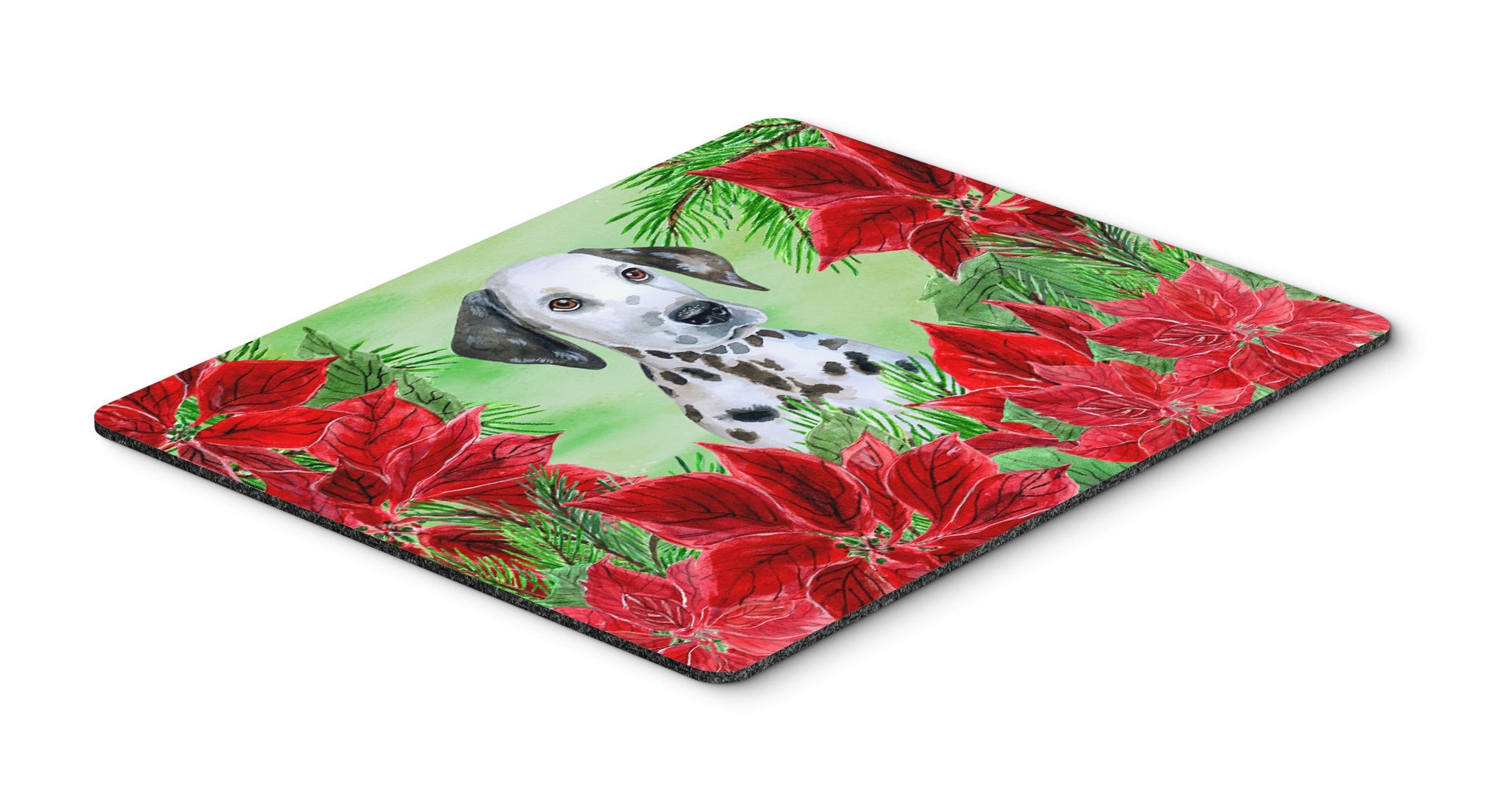 Dalmatian Puppy Poinsettas Mouse Pad, Hot Pad or Trivet CK1356MP by Caroline's Treasures
