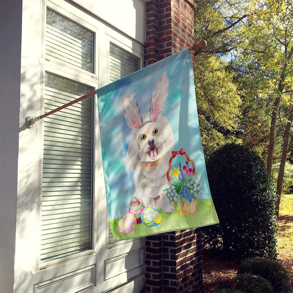 Bichon Frise Easter Bunny Flag Canvas House Size CK1381CHF