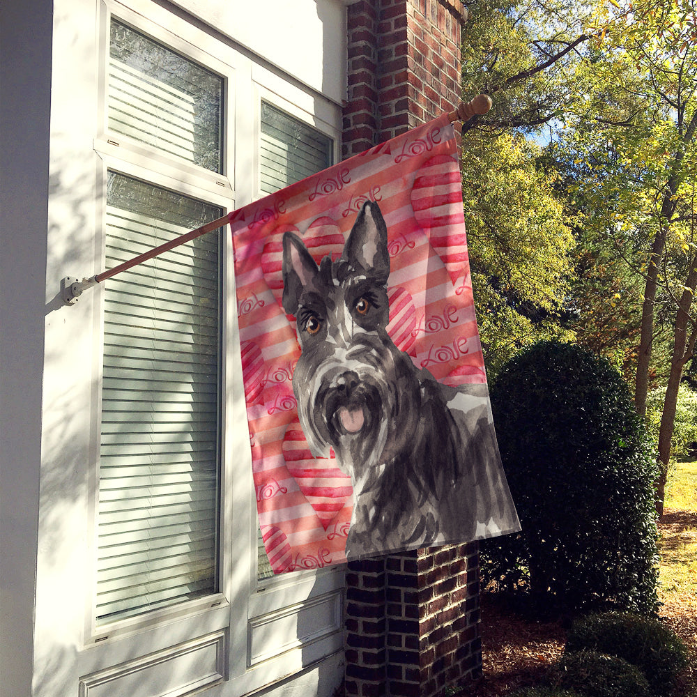 Love a Scottish Terrier Flag Canvas House Size CK1754CHF