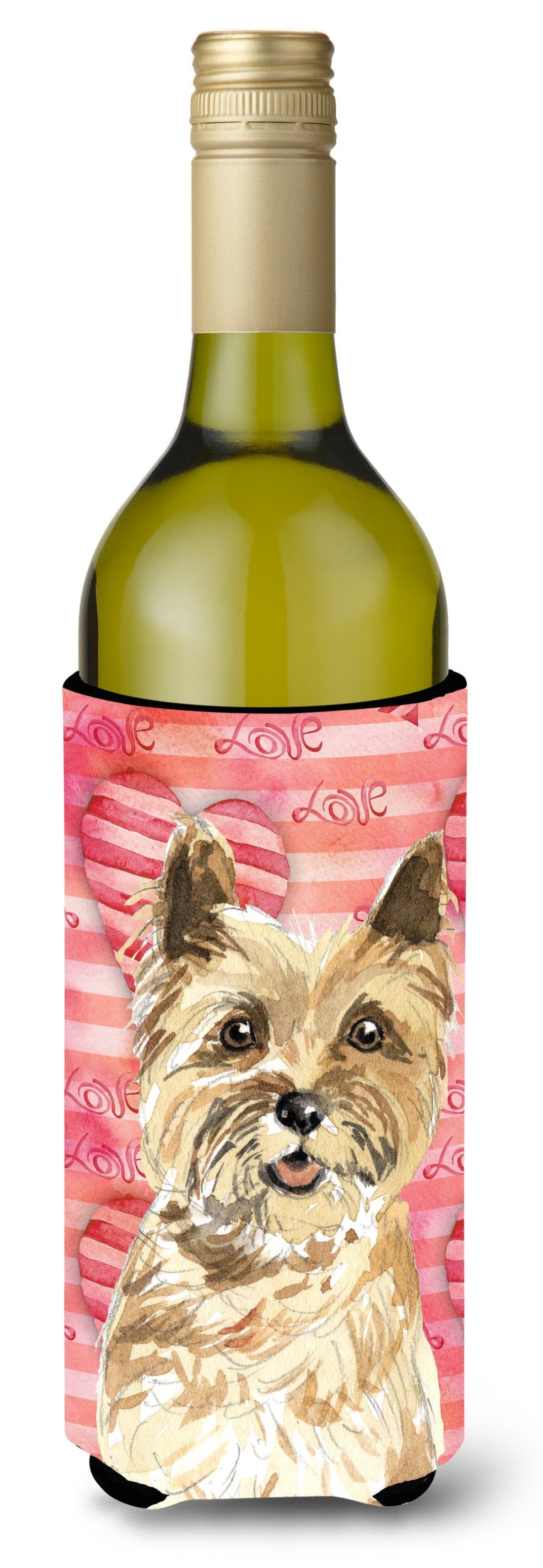 Love a Cairn Terrier Wine Bottle Beverge Insulator Hugger CK1772LITERK by Caroline's Treasures