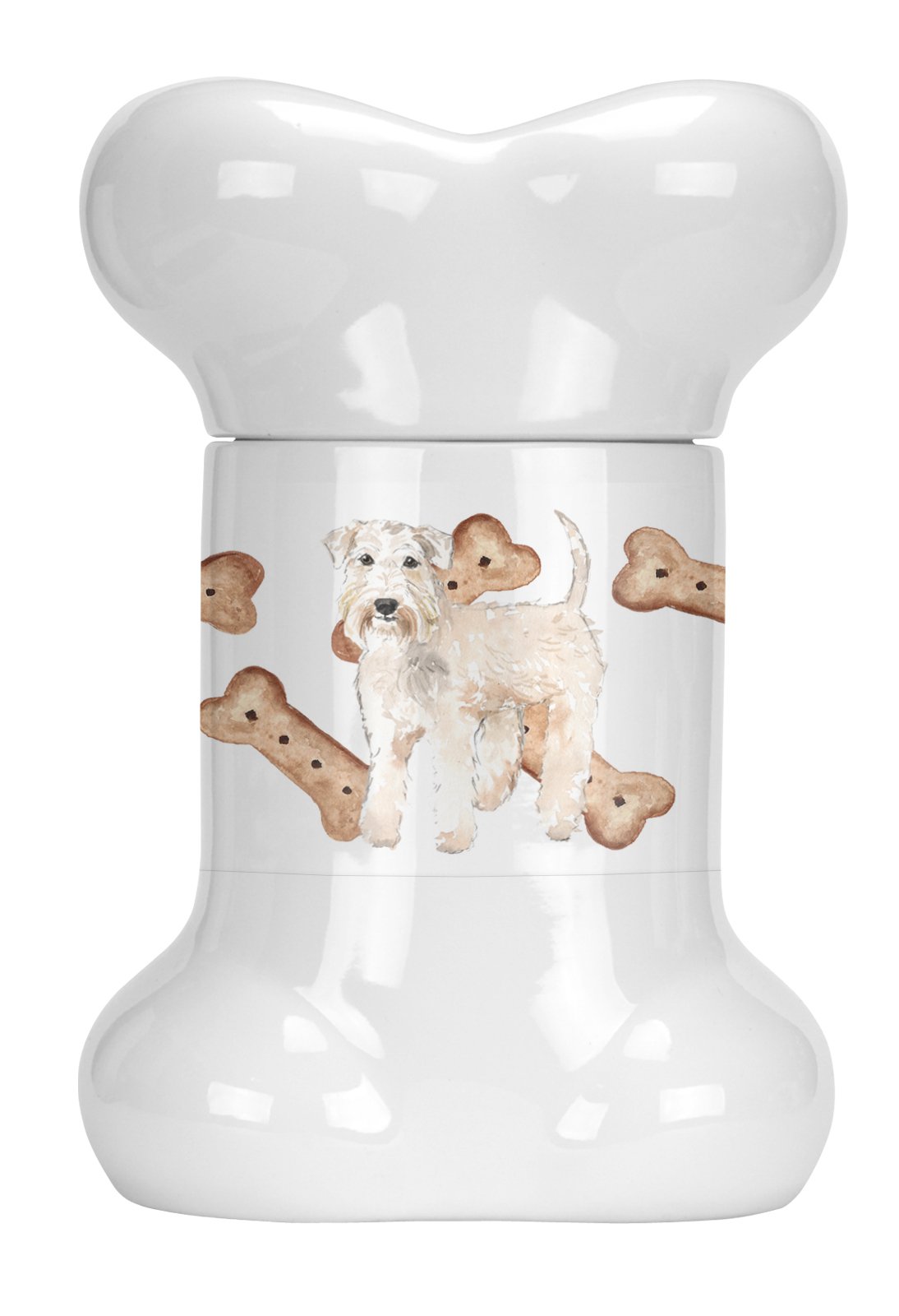 Soft Coated Wheaten Terrier Bone Shaped Treat Jar CK2337BSTJ by Caroline's Treasures
