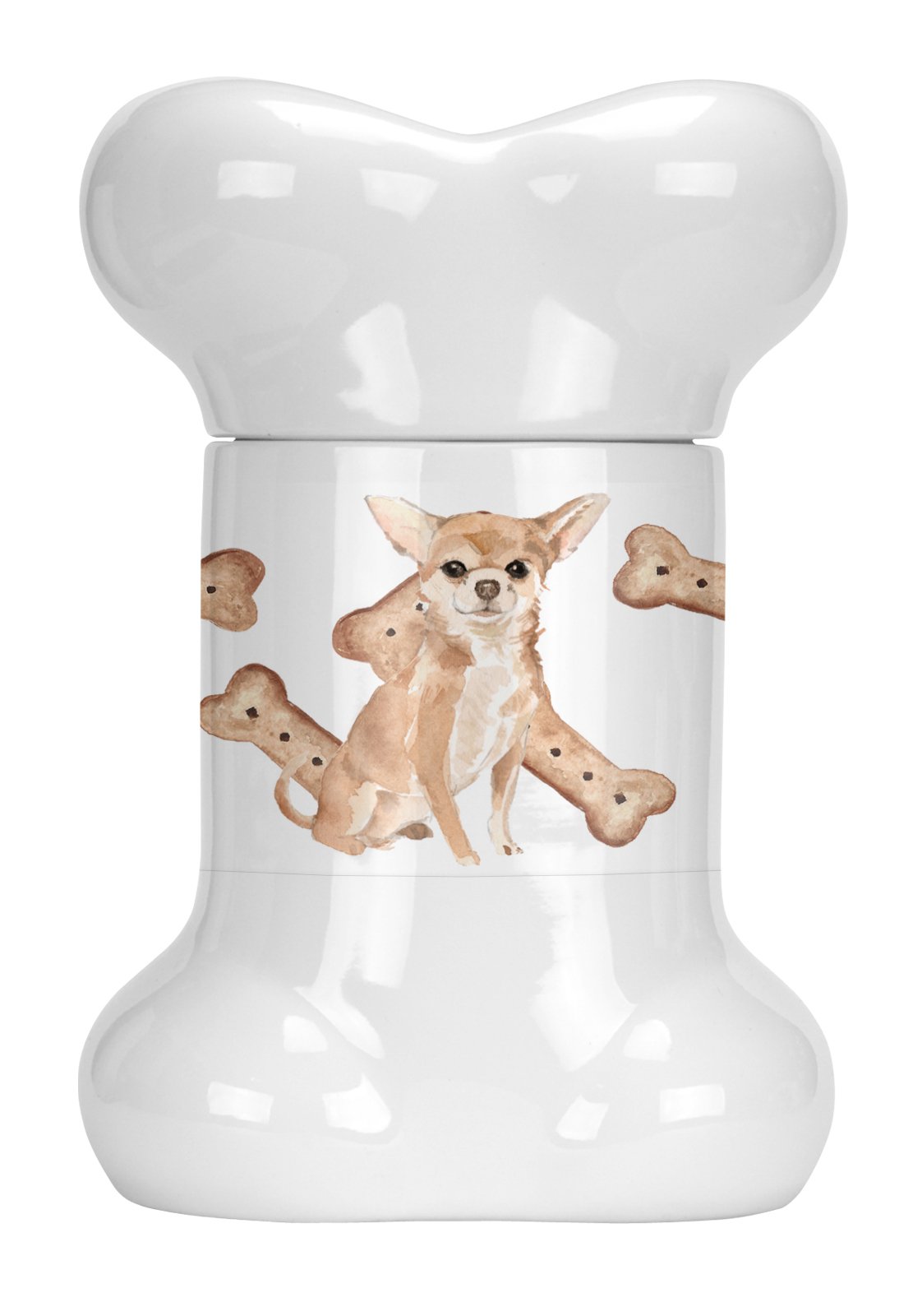 Chihuahua Bone Shaped Treat Jar CK2348BSTJ by Caroline&#39;s Treasures