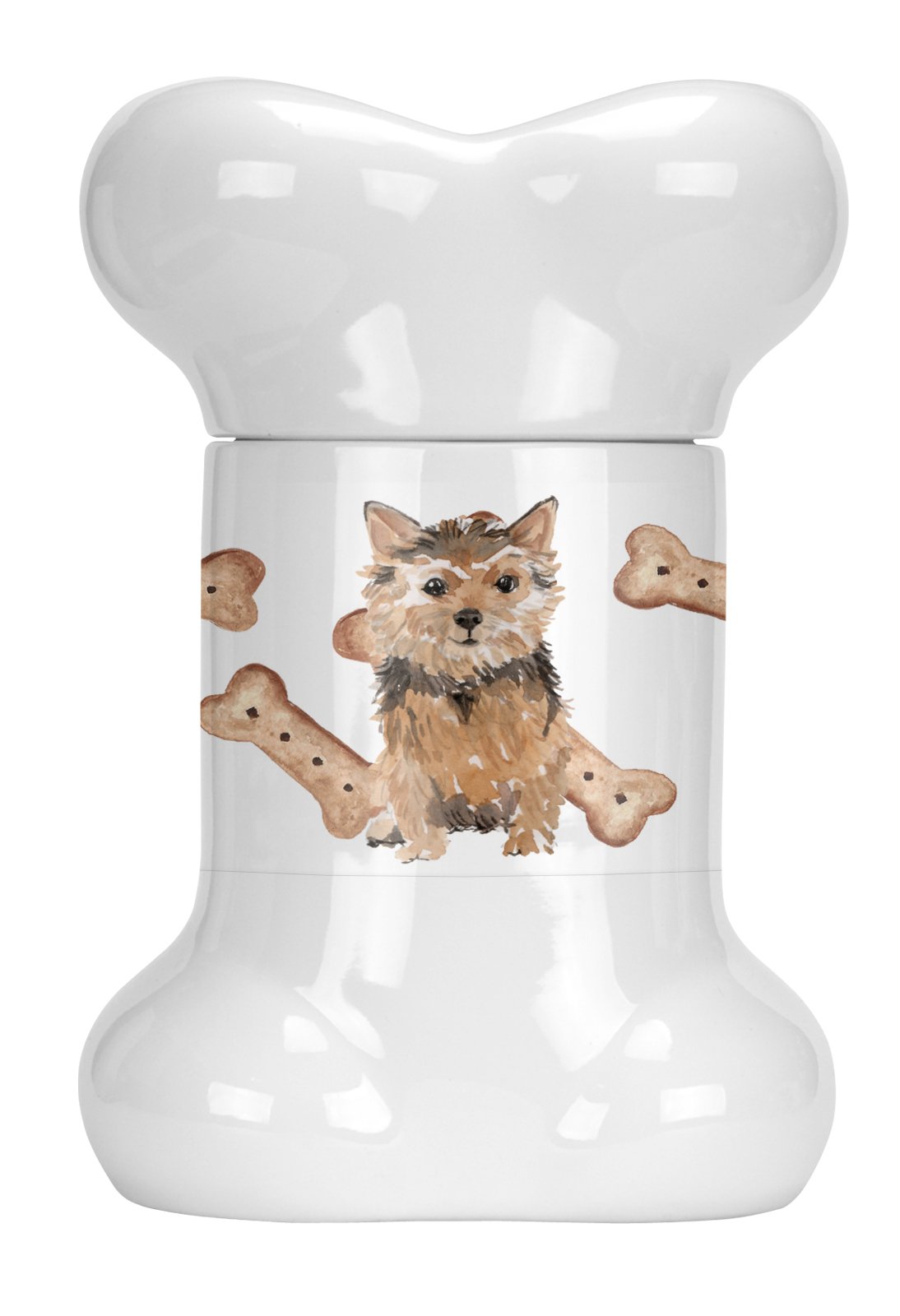 Norfolk Terrier Bone Shaped Treat Jar CK2360BSTJ by Caroline's Treasures