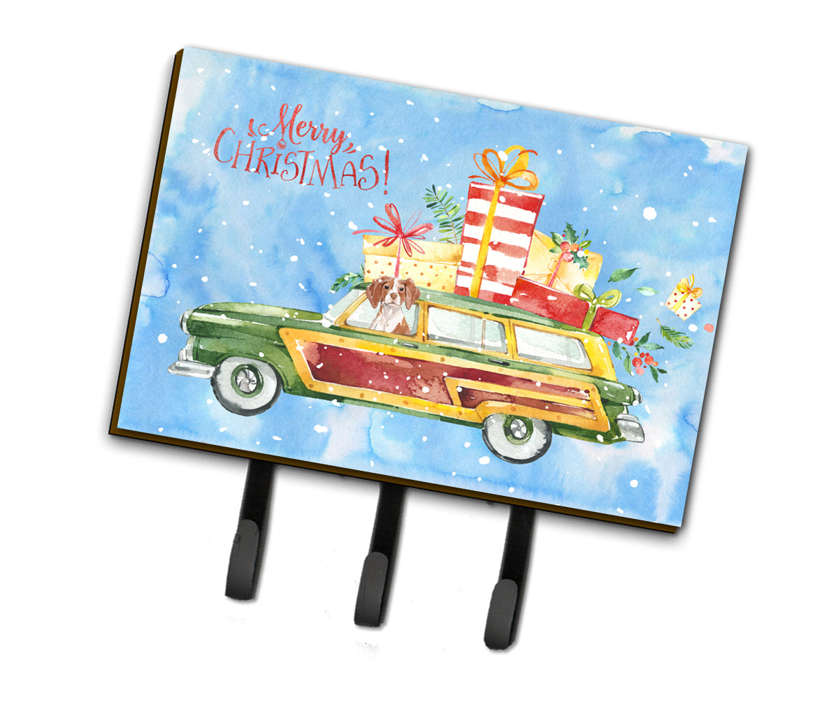 Merry Christmas Brittany Spaniel Leash or Key Holder CK2436TH68