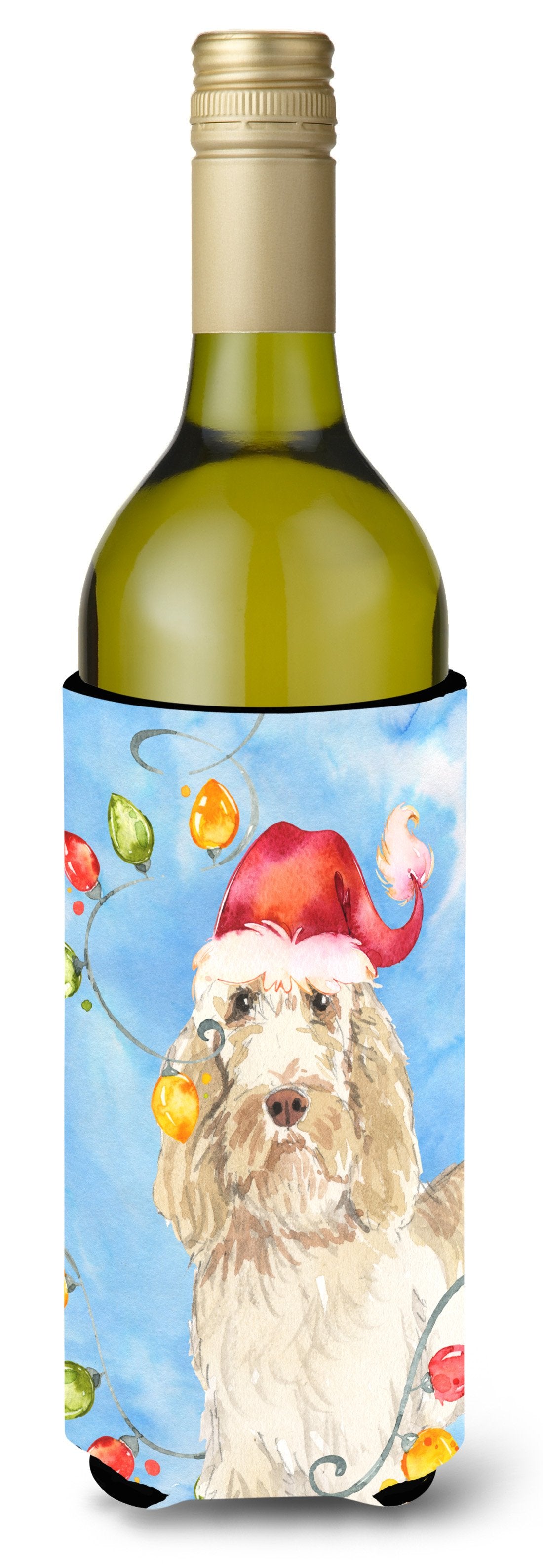 Christmas Lights Spinone Italiano Wine Bottle Beverage Insulator Hugger CK2496LITERK by Caroline's Treasures