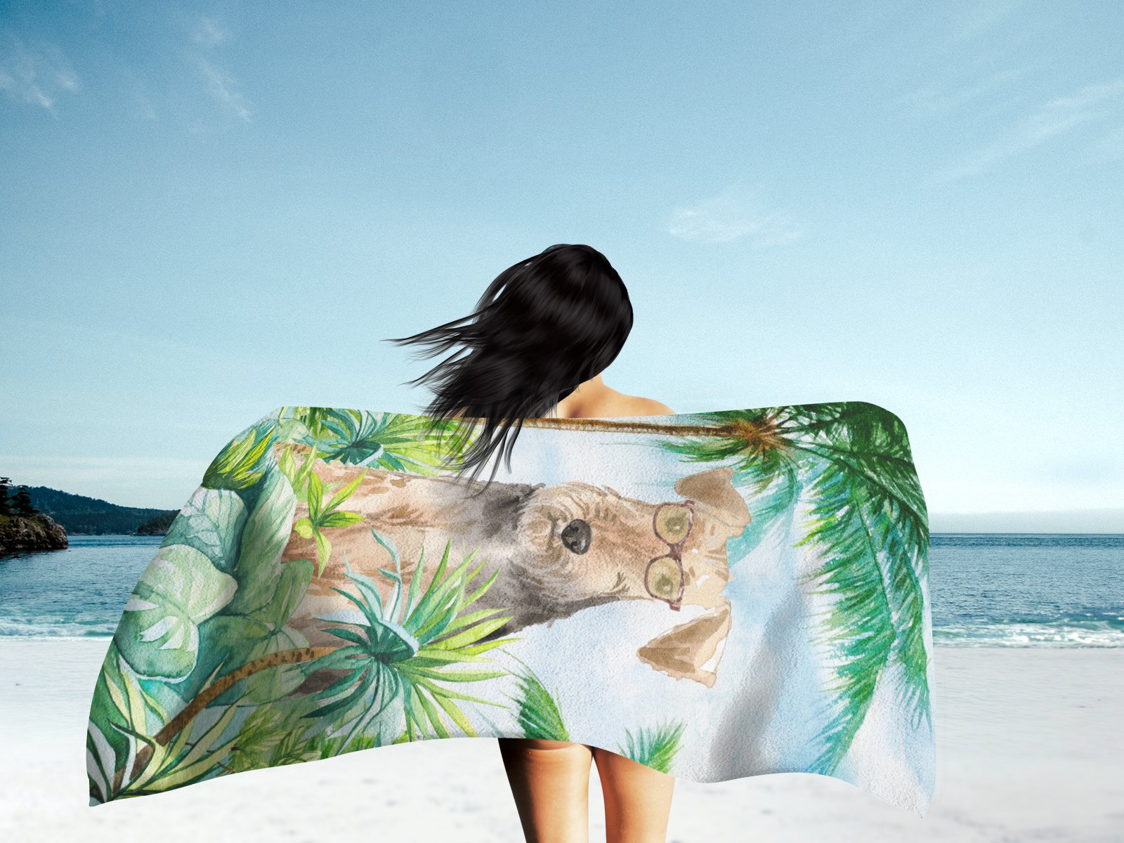 Airedale Terrier Premium Beach Towel CK2994TWL3060 by Caroline's Treasures