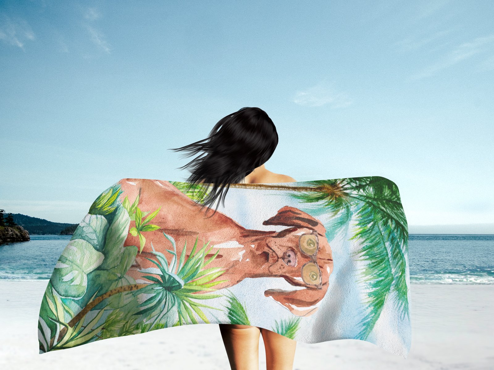 Vizsla Premium Beach Towel CK3013TWL3060 by Caroline's Treasures