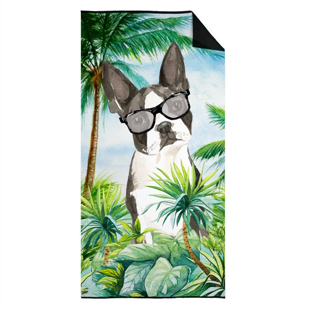 Boston Terrier Premium Beach Towel CK3022TWL3060 by Caroline's Treasures
