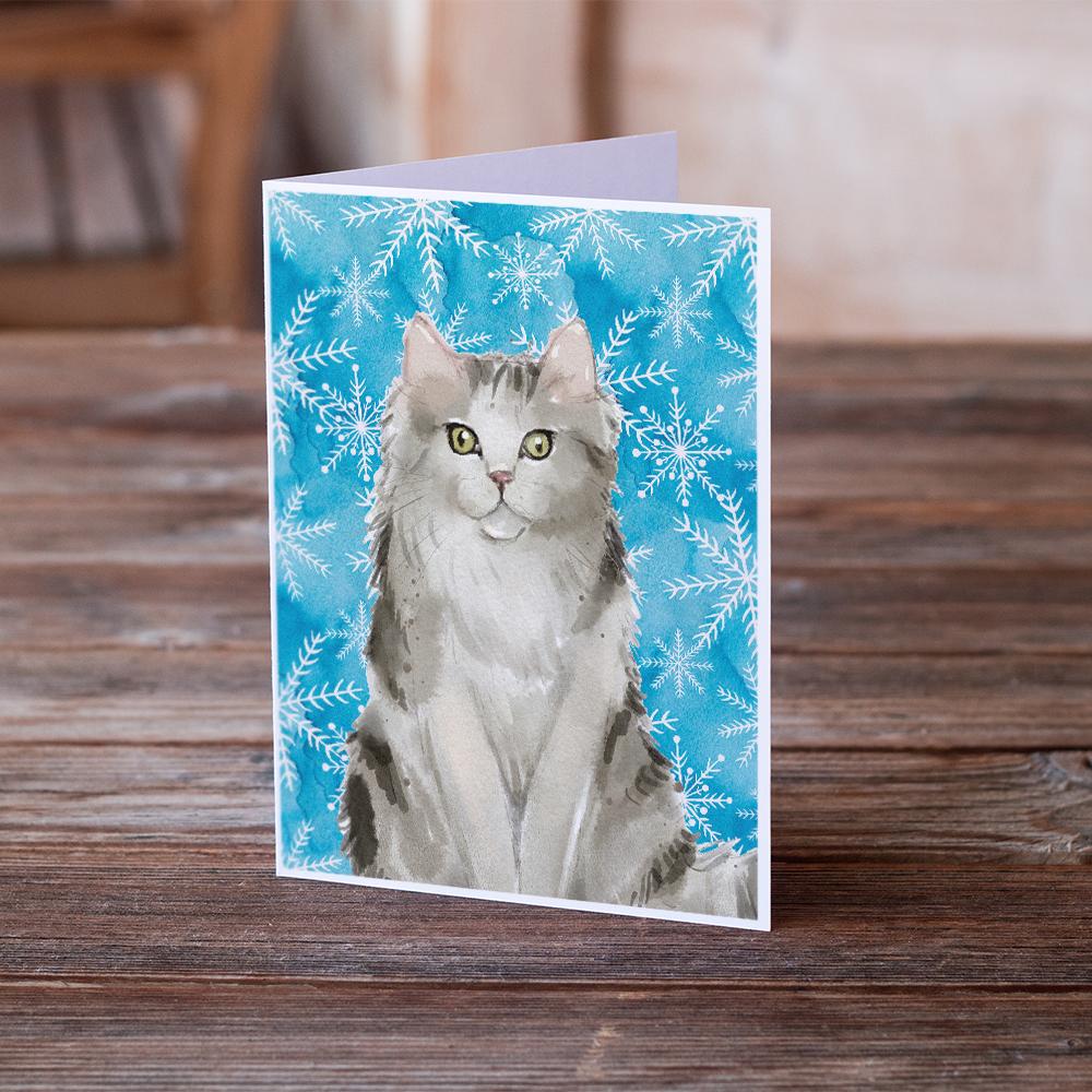 Buy this Ragamuffin Winter Snowflake Greeting Cards and Envelopes Pack of 8