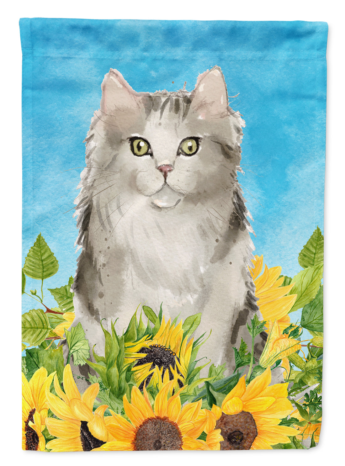 Ragamuffin in Sunflowers Flag Canvas House Size CK3156CHF