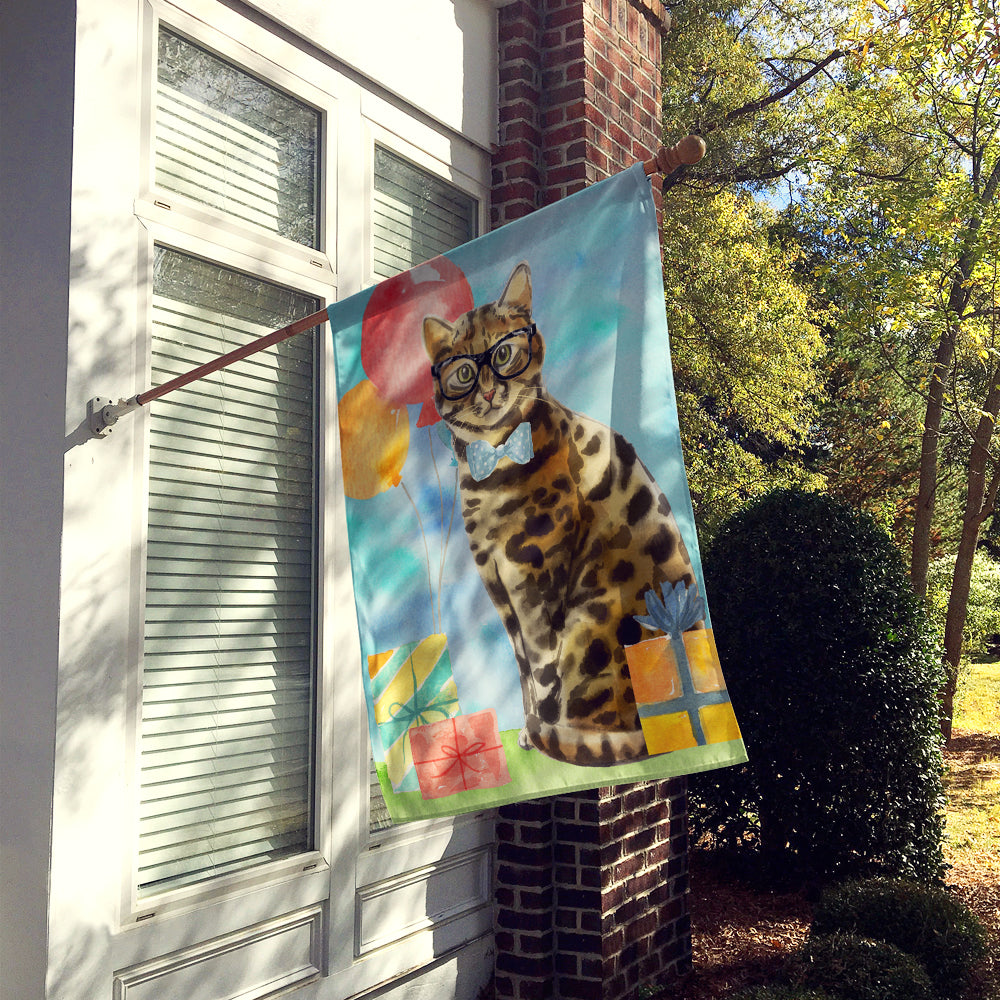 Bengal Happy Birthday Flag Canvas House Size CK3165CHF