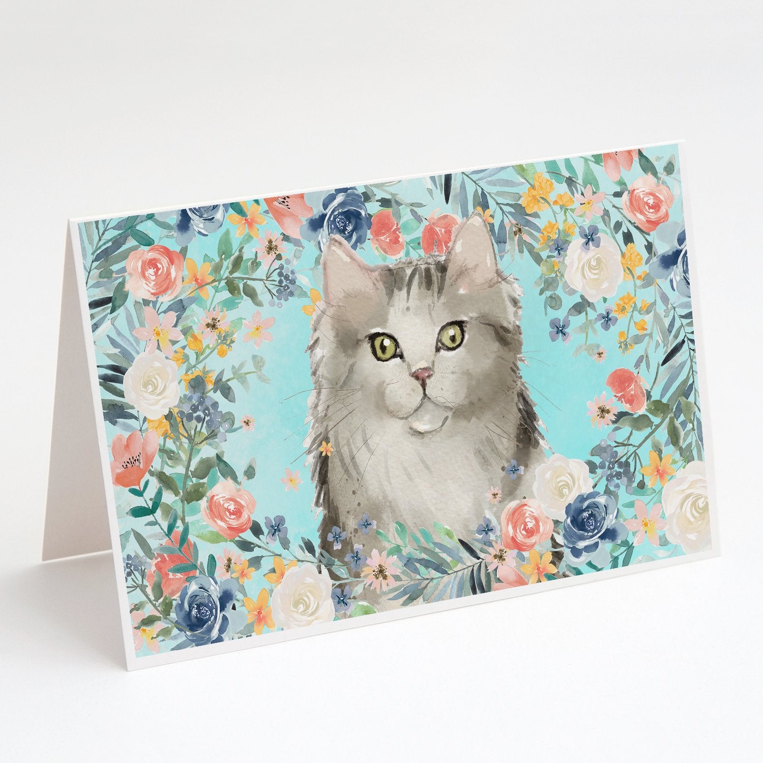 Buy this Ragamuffin Spring Flowers Greeting Cards and Envelopes Pack of 8