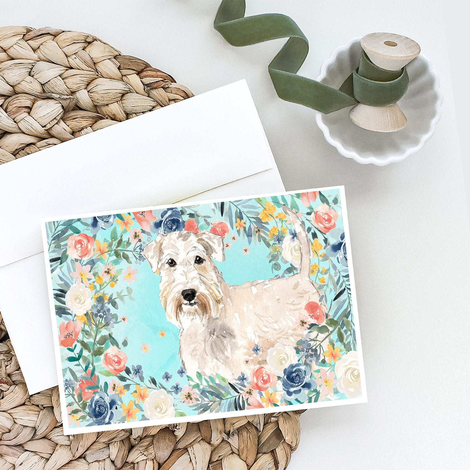 Buy this Wheaten Terrier Greeting Cards and Envelopes Pack of 8