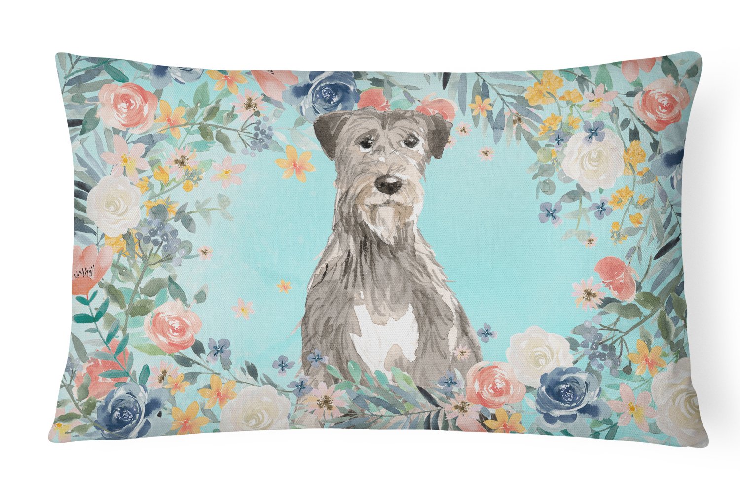 Irish Wolfhound Canvas Fabric Decorative Pillow CK3423PW1216 by Caroline's Treasures