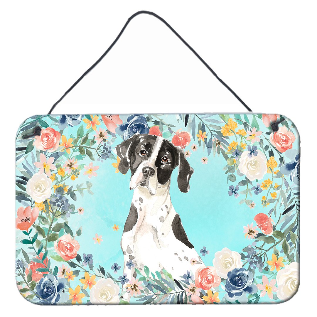 English Pointer Wall or Door Hanging Prints CK3427DS812 by Caroline's Treasures