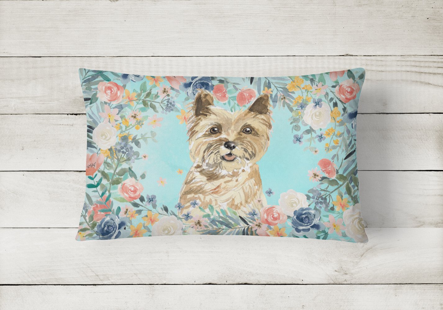 Cairn Terrier Canvas Fabric Decorative Pillow CK3430PW1216 by Caroline's Treasures