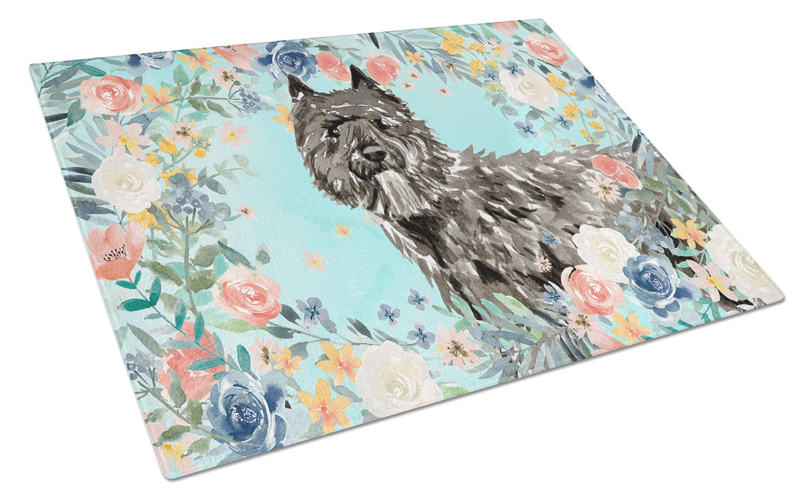 Bouvier des Flandres Glass Cutting Board Large CK3432LCB by Caroline's Treasures