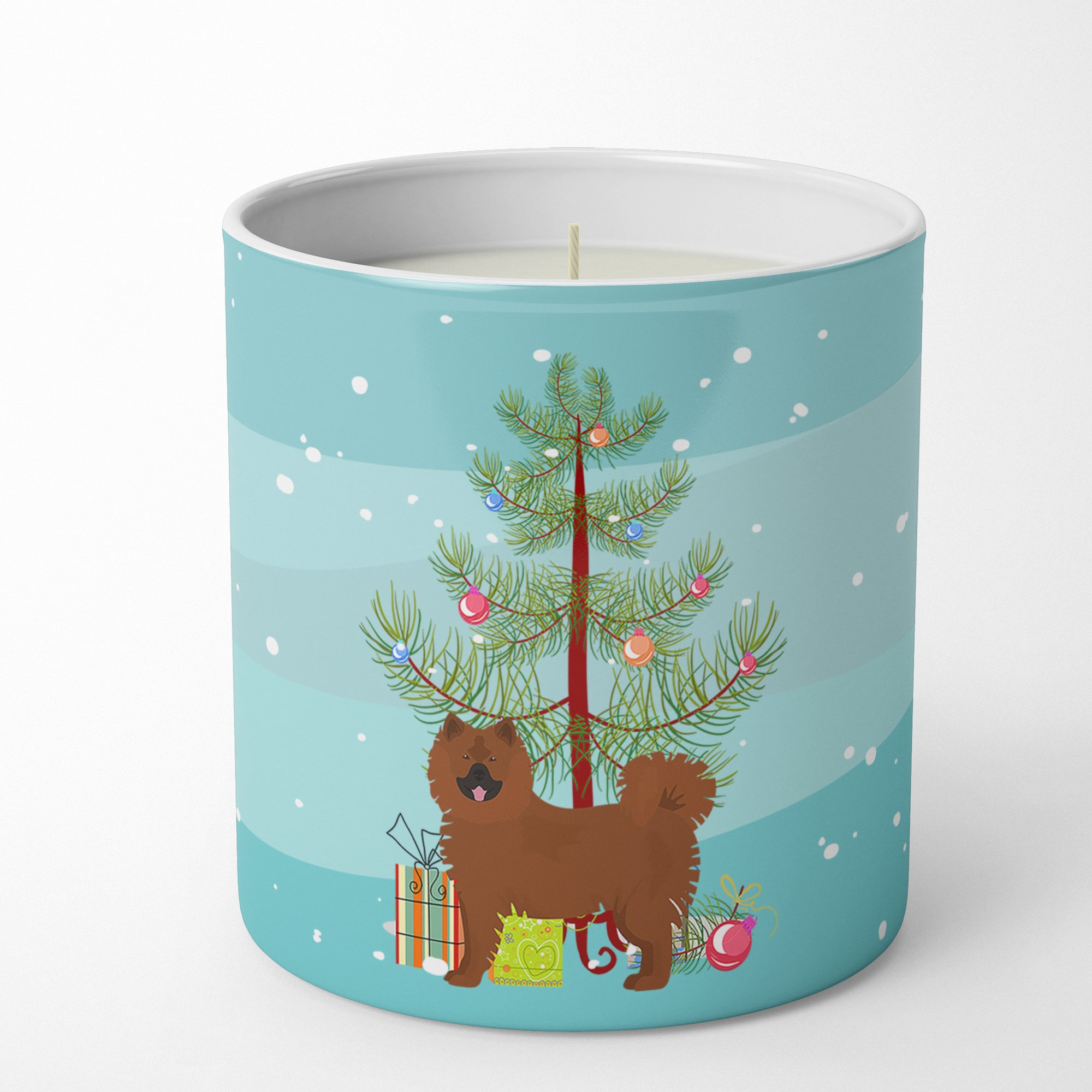 Buy this Eurasier or Eurasian dog Christmas Tree 10 oz Decorative Soy Candle