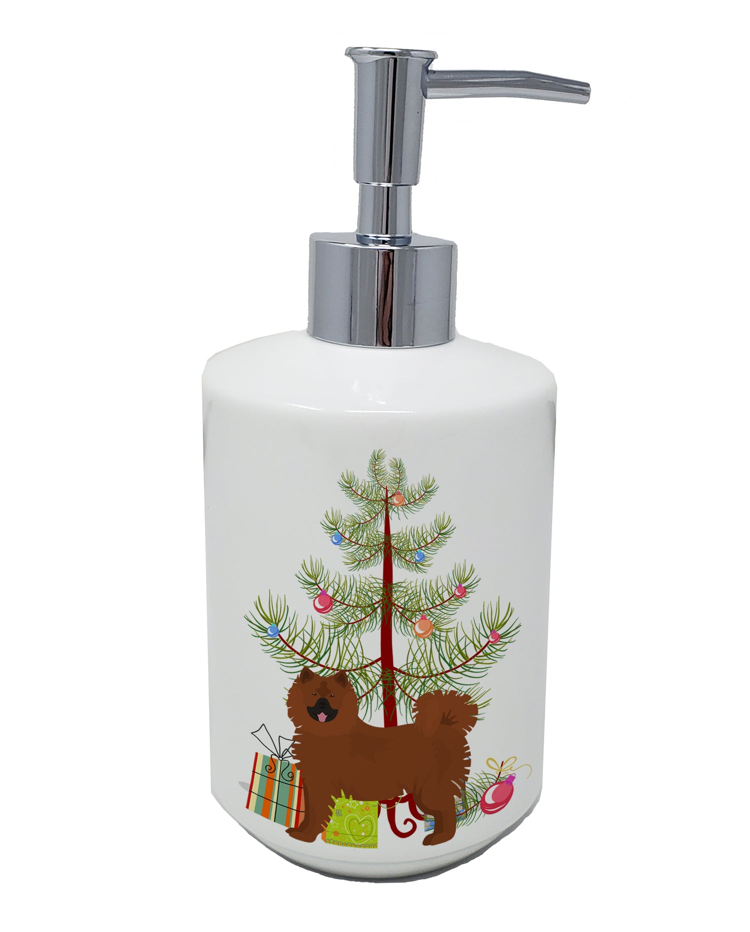 Buy this Eurasier or Eurasian dog Christmas Tree Ceramic Soap Dispenser