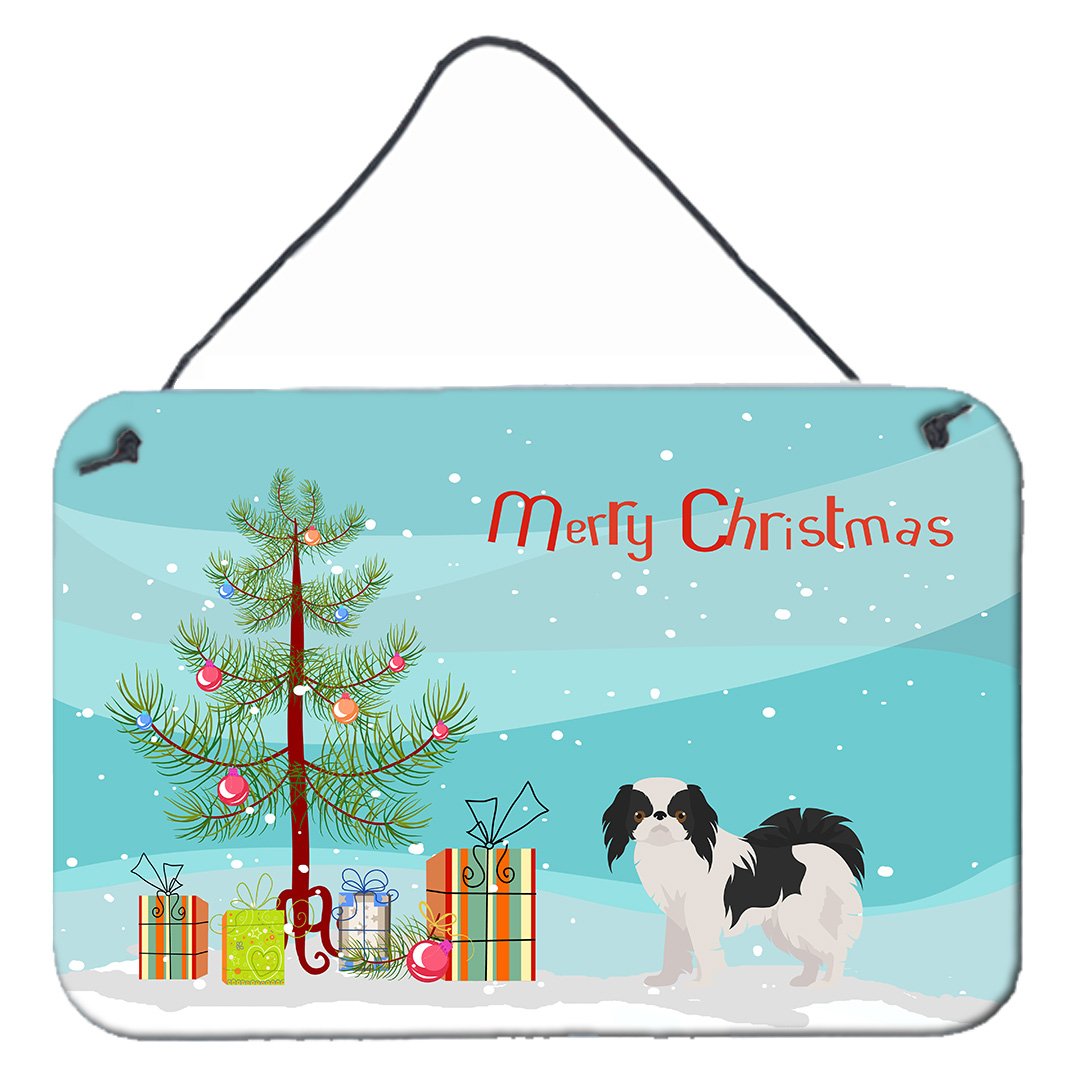 Japanese Chin Christmas Tree Wall or Door Hanging Prints CK3462DS812 by Caroline's Treasures