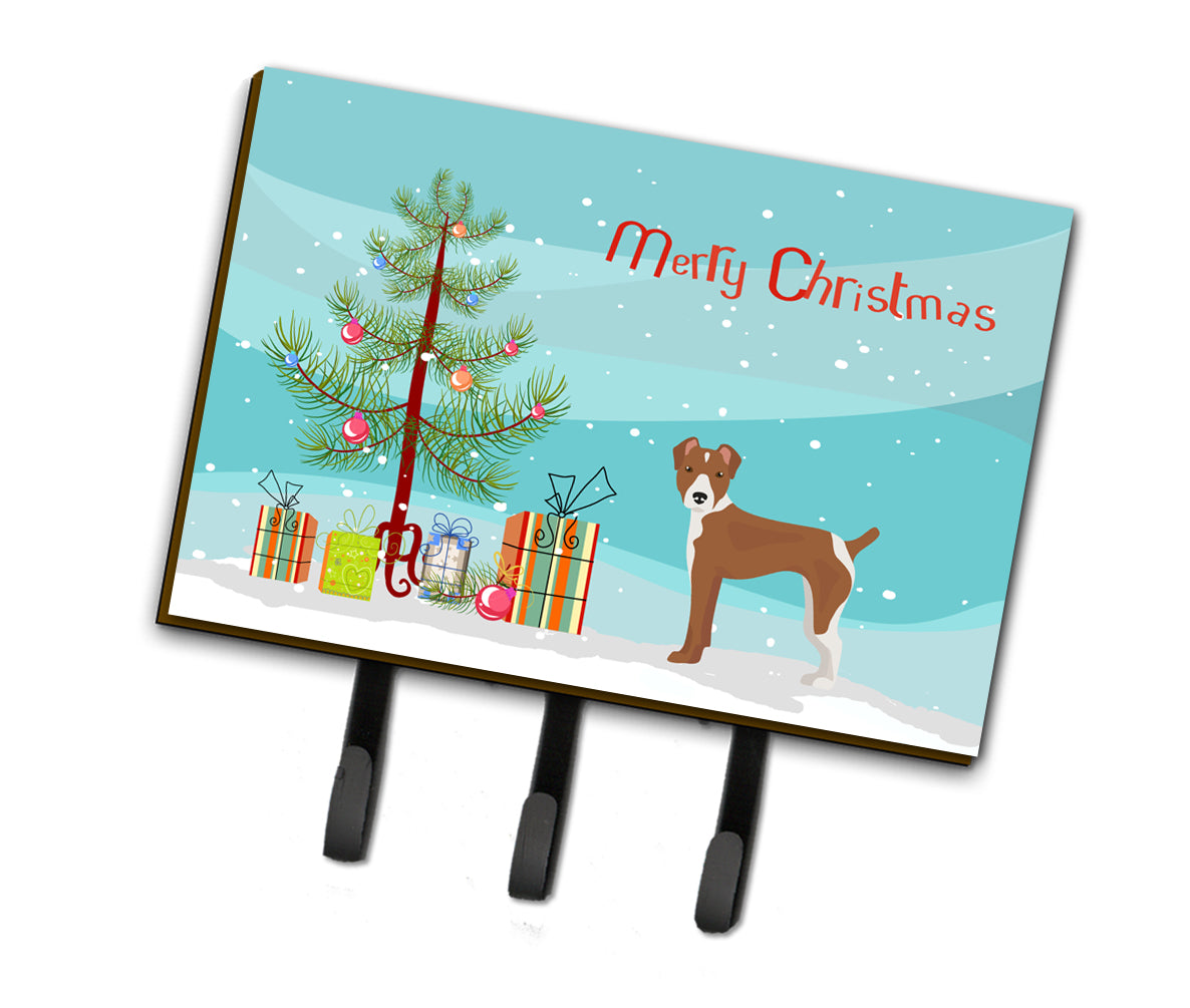 Rat Terrier Christmas Tree Leash or Key Holder CK3482TH68
