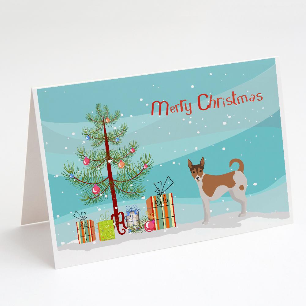 Buy this Tenterfield Terrier Christmas Tree Greeting Cards and Envelopes Pack of 8