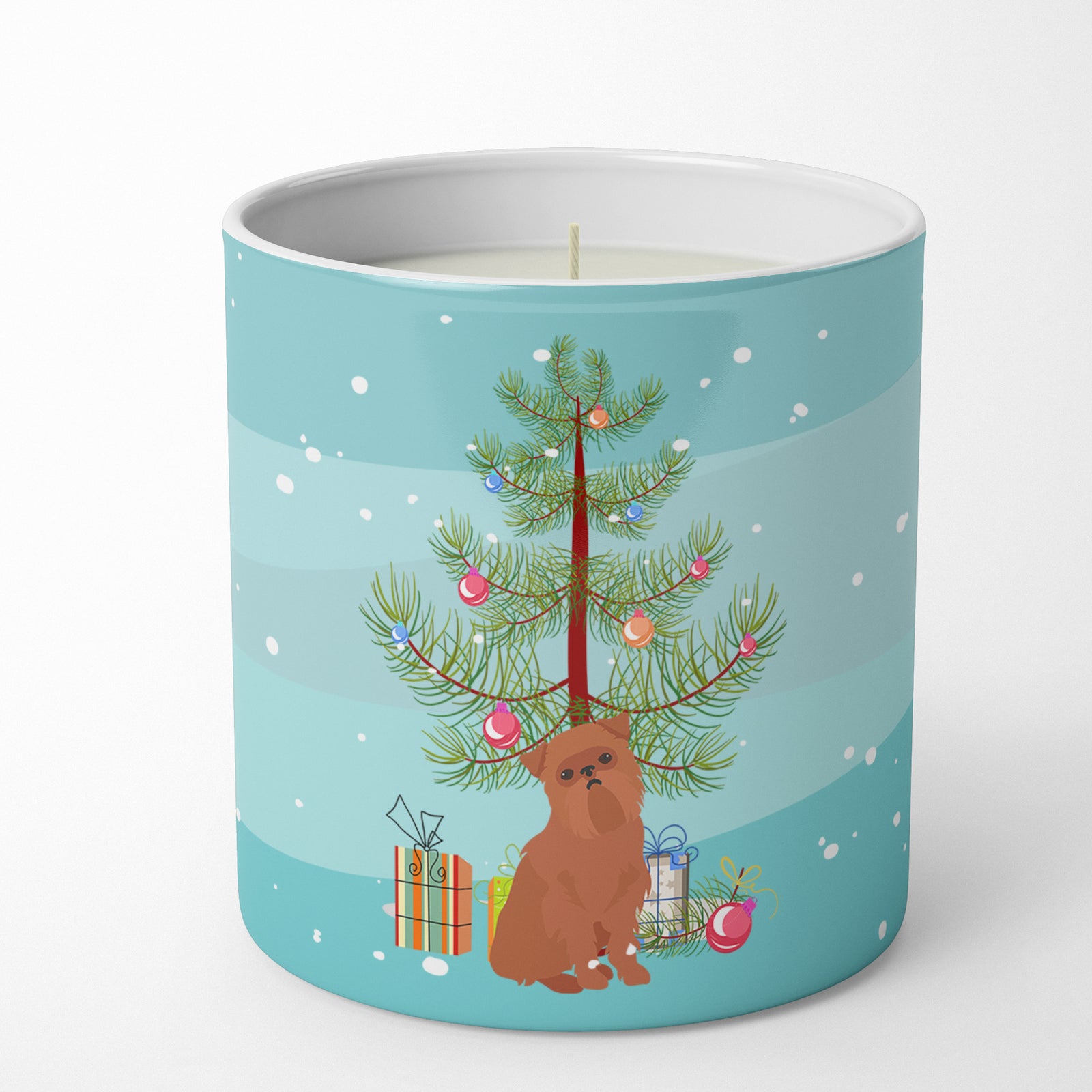 Buy this Brussels Griffon Christmas Tree 10 oz Decorative Soy Candle